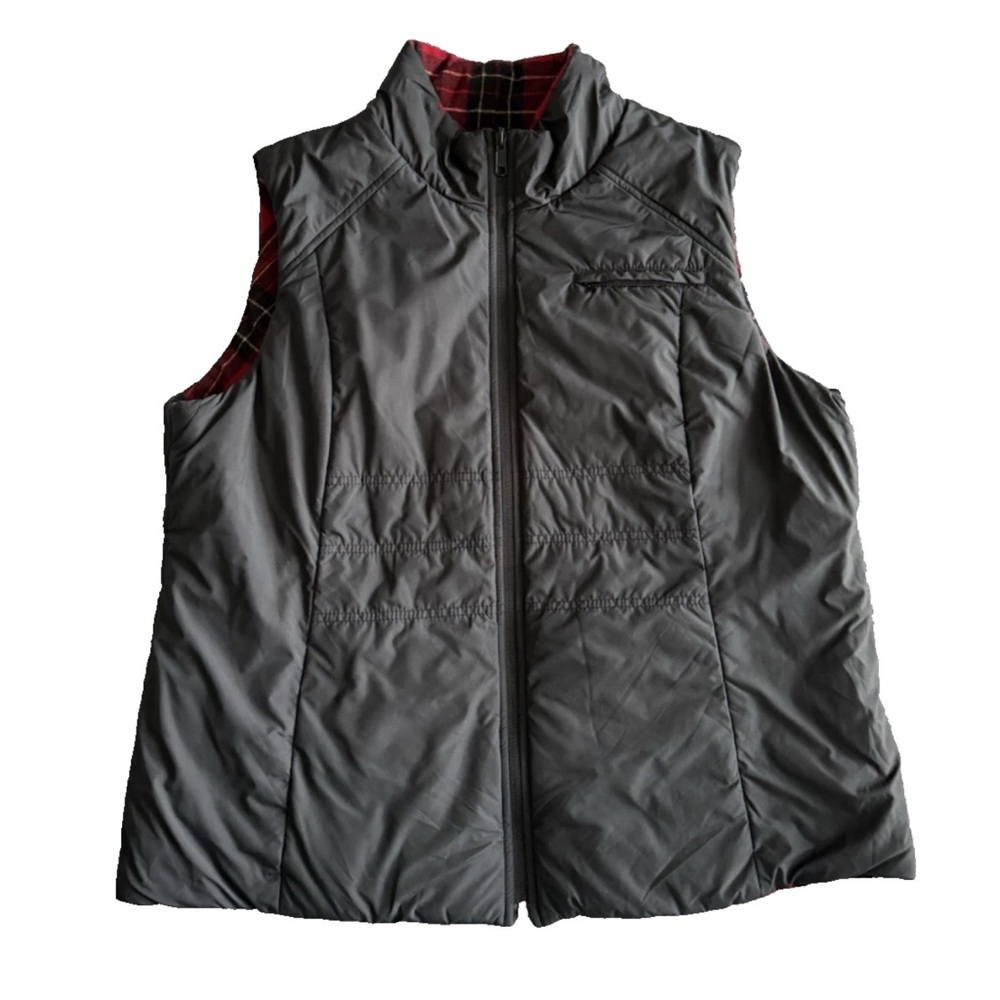Pendleton Plus Reversible Virgin Wool Zip Vest 2x… - image 2